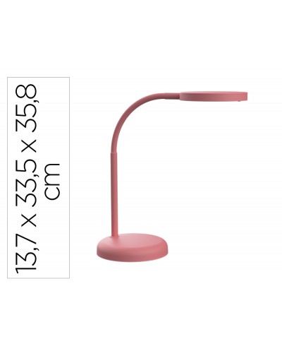 Lampara de escritorio maul led joy color rosa 137x335x358 mm