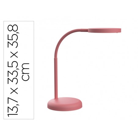 Lampara de escritorio maul led joy color rosa 137x335x358 mm