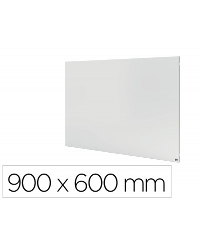 Pizarra blanca nobo infinity sin marco acero lacado magnetico 900x600 mm