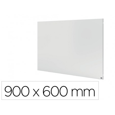 Pizarra blanca nobo infinity sin marco acero lacado magnetico 900x600 mm