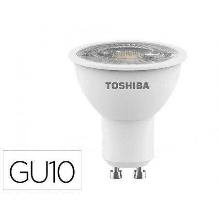 Bombilla led toshiba gu10 55w 3000k luz calida