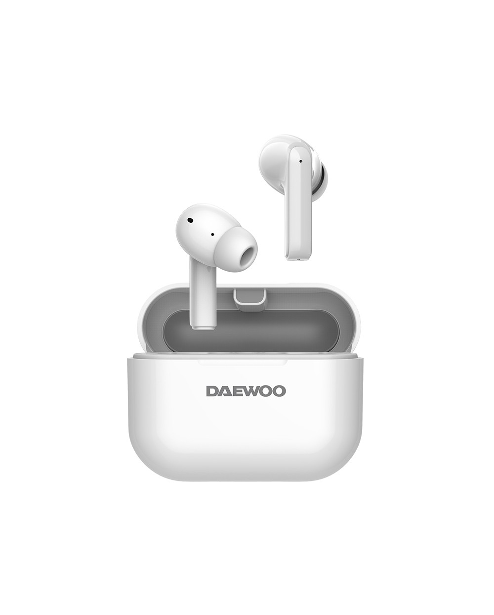 Auricular daewoo tws in ear bluetooth 53 con estuche de carga usb tipo c autonomia 6 horas color blanco