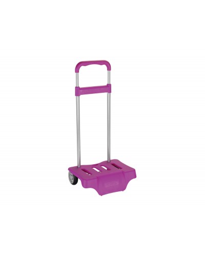 Carro portamochilas fucsia 300x230x850 mm