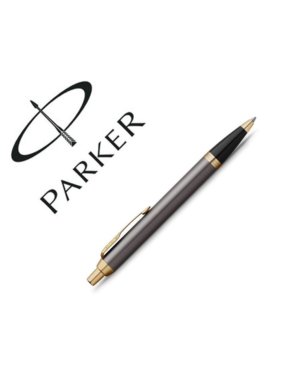 Boligrafo parker im grey core finish gt