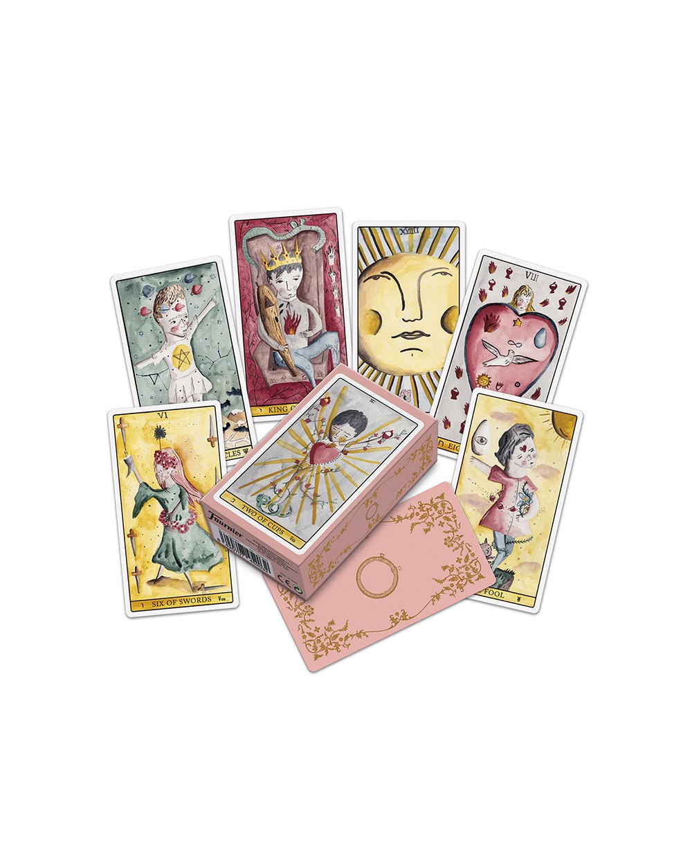 Baraja fournier tarot de la luz de aitor saraiba 78 cartas