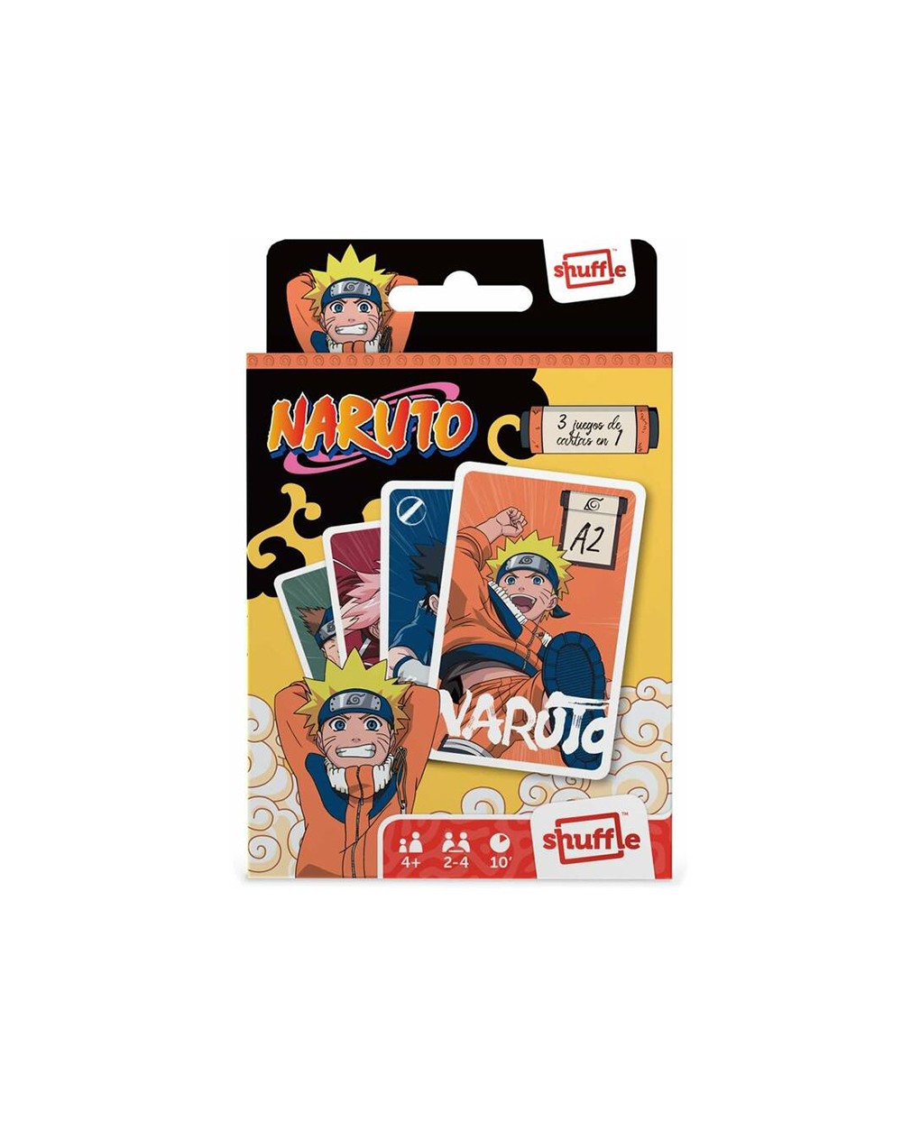 Baraja de cartas shuffle infantil naruto 31