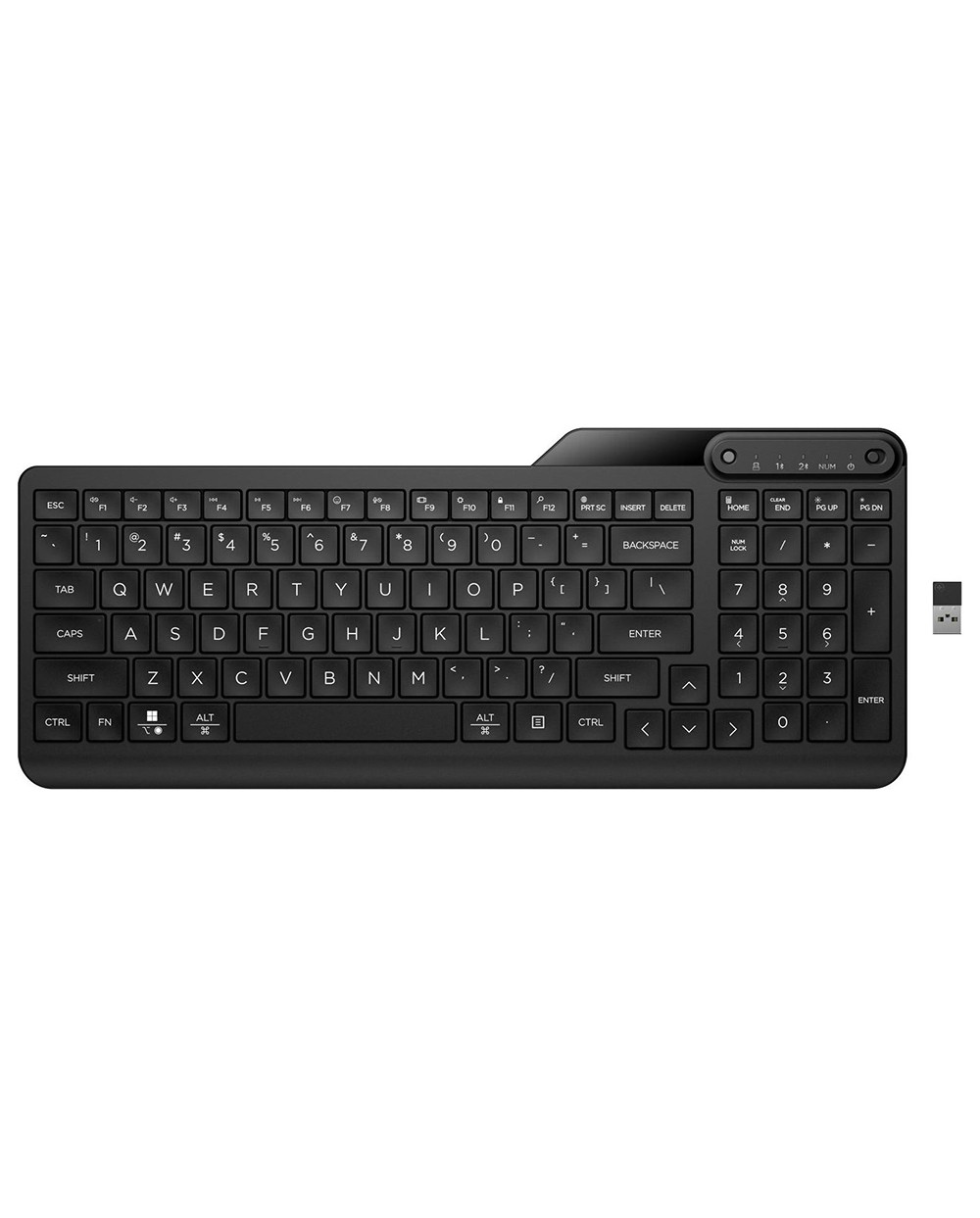 Teclado hp 475 dual inalambrico color negro