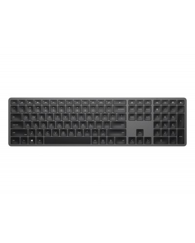 Teclado hp 975 dual inalambrico bluetooth 50 retroiluminacion usb c color gris