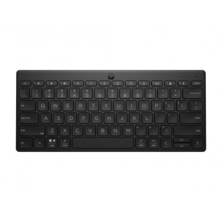 Teclado hp 355 multidispositivo bluetooth inalambrico color negro