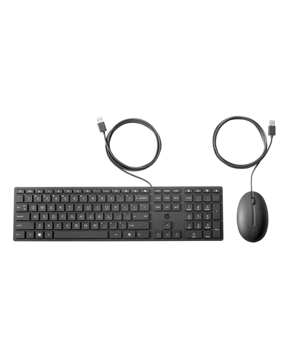 Set teclado raton hp combo 320mk usb a longitud 18 m color negro