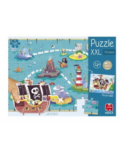 Puzzle goula jumbo xxl piratas 48 piezas