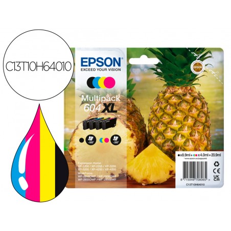 Ink jet epson 604xl expression home xp 2200 2205 3200 3205 4200 4205 wf 2910 series pack de