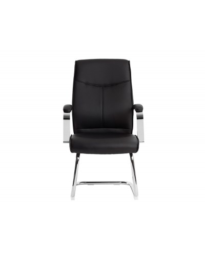 Silla q connect escritorio mod ena simil piel base metalica alt max 1050 anc 630 prof 650 color negro