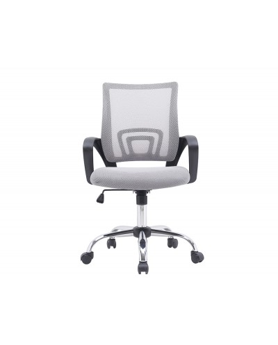 Silla q connect oficina siena malla base metalica alt max 1000 anc 560 prof 570 ruedas premium color blanco gris