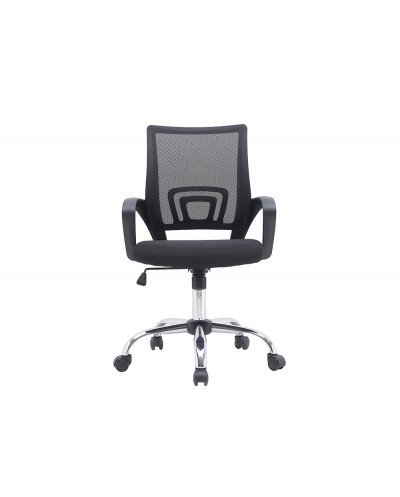 Silla q connect oficina siena malla base metalica alt max 1000 anc 560 prof 570 ruedas premium color negro