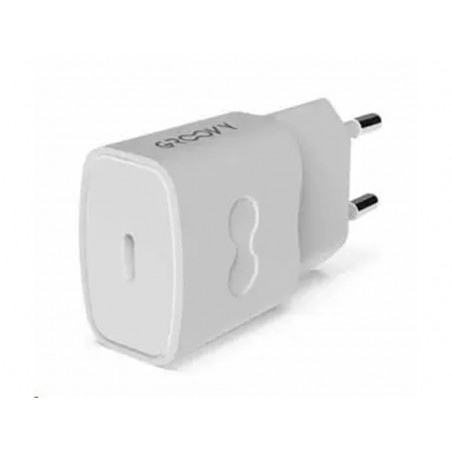 Cargador de pared groovy 1 usb c 24a color blanco