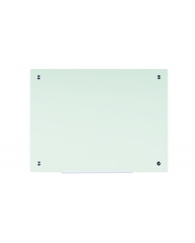 Pizarra cristal bi office magnetica sin marco blanca 90x60 cm