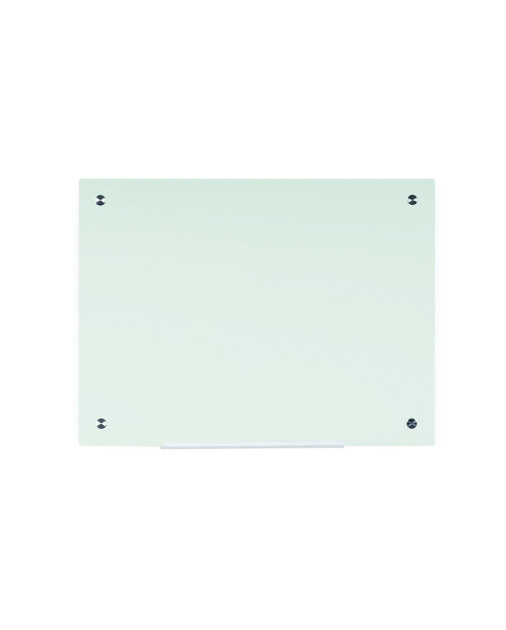 Pizarra cristal bi office magnetica sin marco blanca 90x60 cm