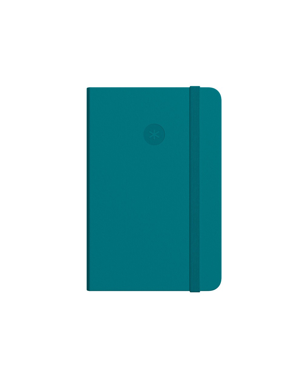 Cuaderno con gomilla antartik notes tapa blanda a5 hojas puntos verde aguamarina 80 hojas 80 gr fsc