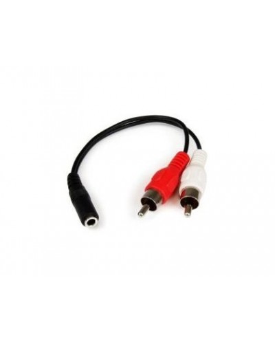 Cables audio video startech cable 15cm minijack h a rca m