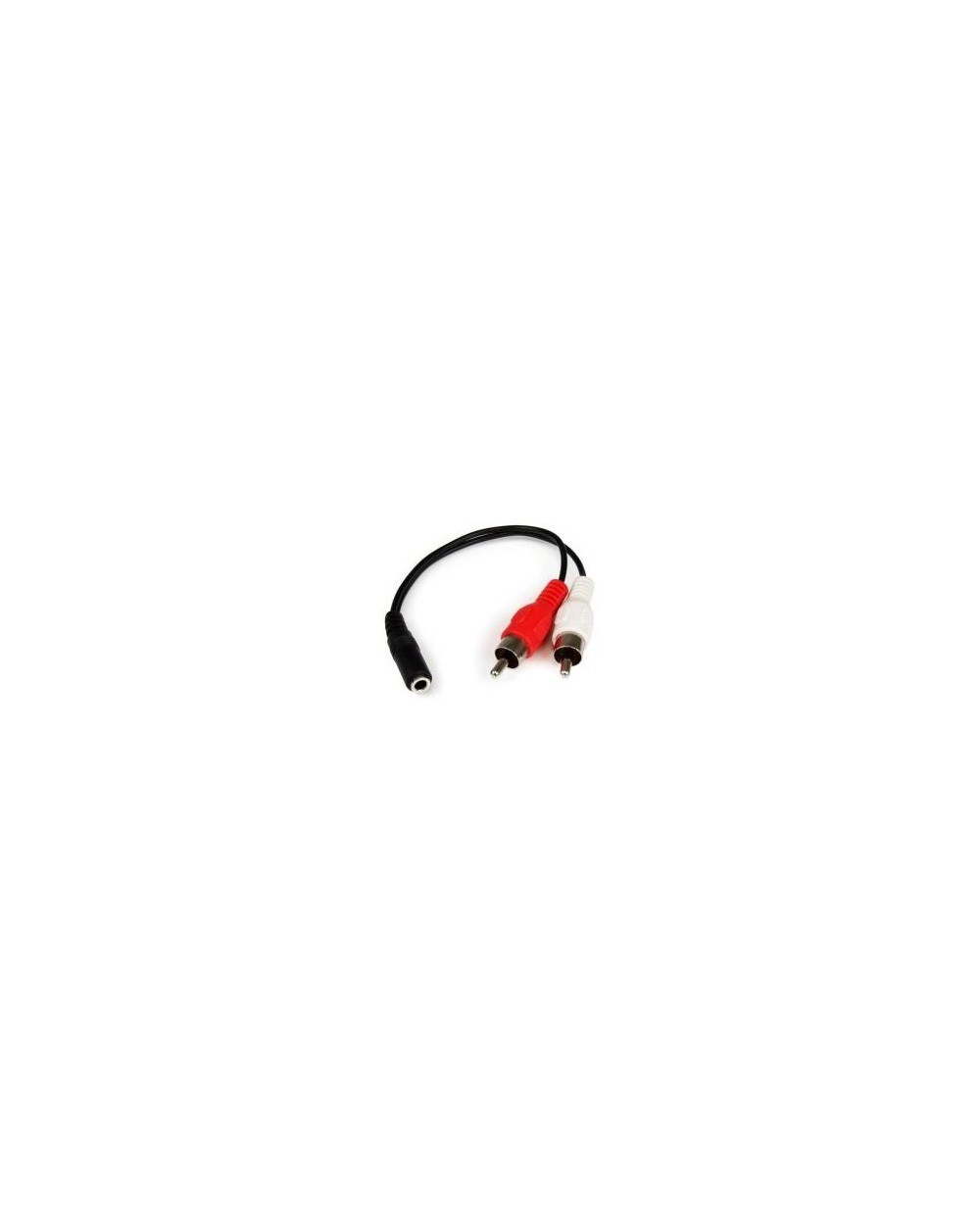 Cables audio video startech cable 15cm minijack h a rca m