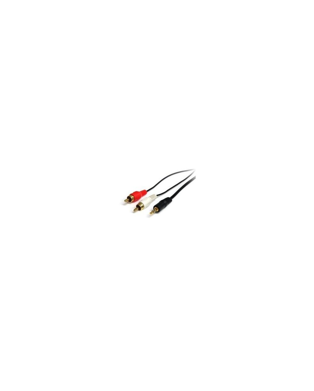 Cables audio video startech adaptador mini jack a rca 91cm j