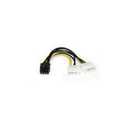 Cables ordenador movilidad startech cable lp4 a pci express 8 pin