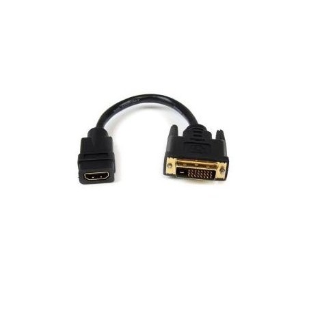 Cables audio video startech adaptador 20cm hdmi a dvi dvi d m