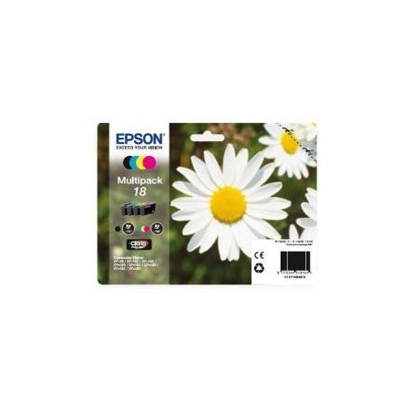 Consumibles epson multipack 4 colores 18 claria bl