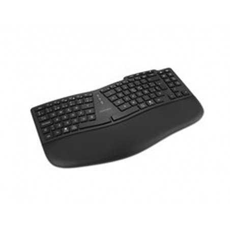 Teclado kensington pro fit ergo kb675 eq tkl ergonomico inalambrico color negro