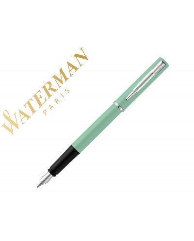 Pluma waterman allure pastel verde plumin f