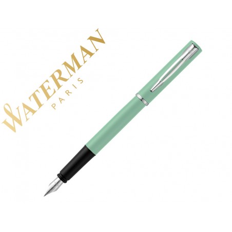 Pluma waterman allure pastel verde plumin f