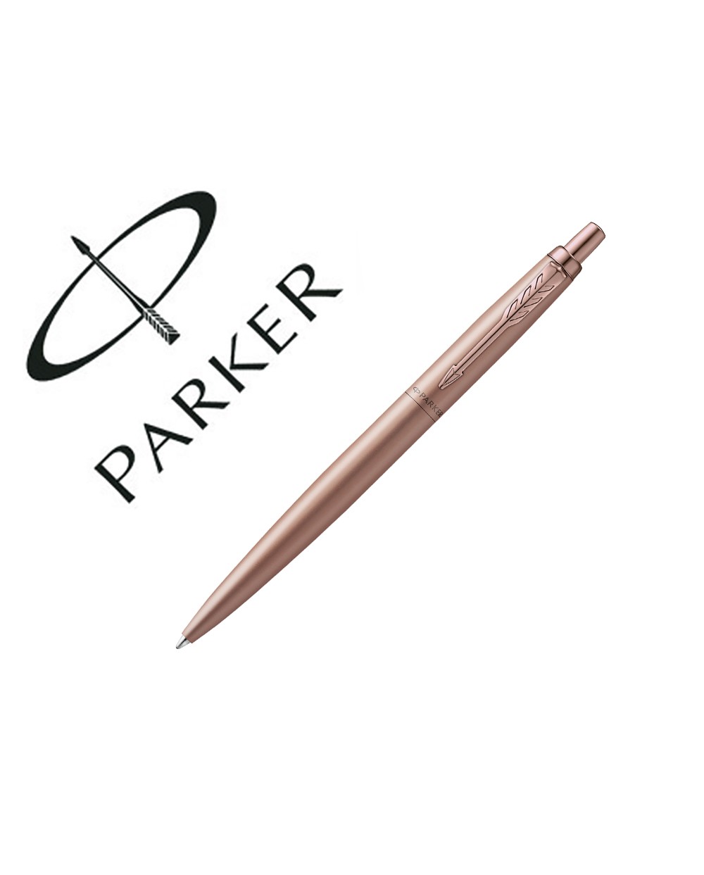 Boligrafo parker jotter xl monocromo oro rosa en estuche