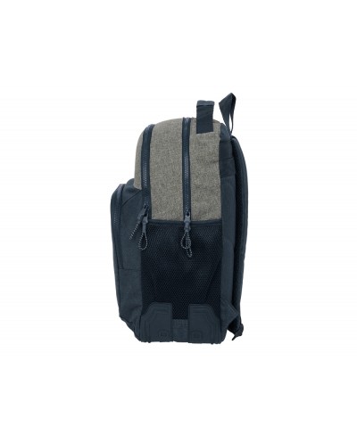 Mochila safta doble con cantoneras adaptable a carro kappa dark navy 150x320x420 mm