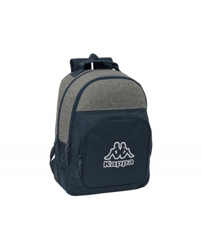 Mochila safta doble con cantoneras adaptable a carro kappa dark navy 150x320x420 mm