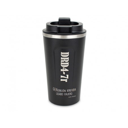 Vaso termico doble capa drd4 7r pepita viajera base silicona 510 ml