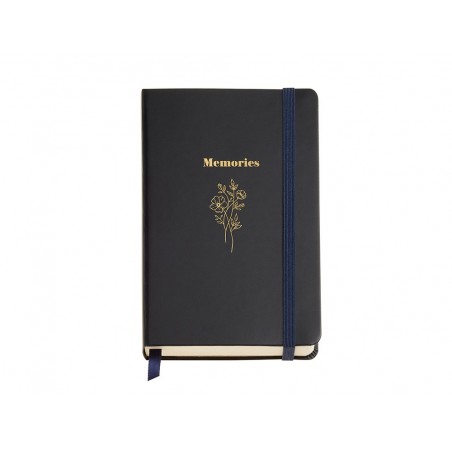 Cuaderno miquelrius british bloom ramo tapa dura con gomilla 100 hojas 100 gr liso 90x140 mm