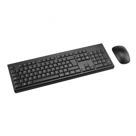 Set teclado y raton kensington km150 eq inalambrico color negro