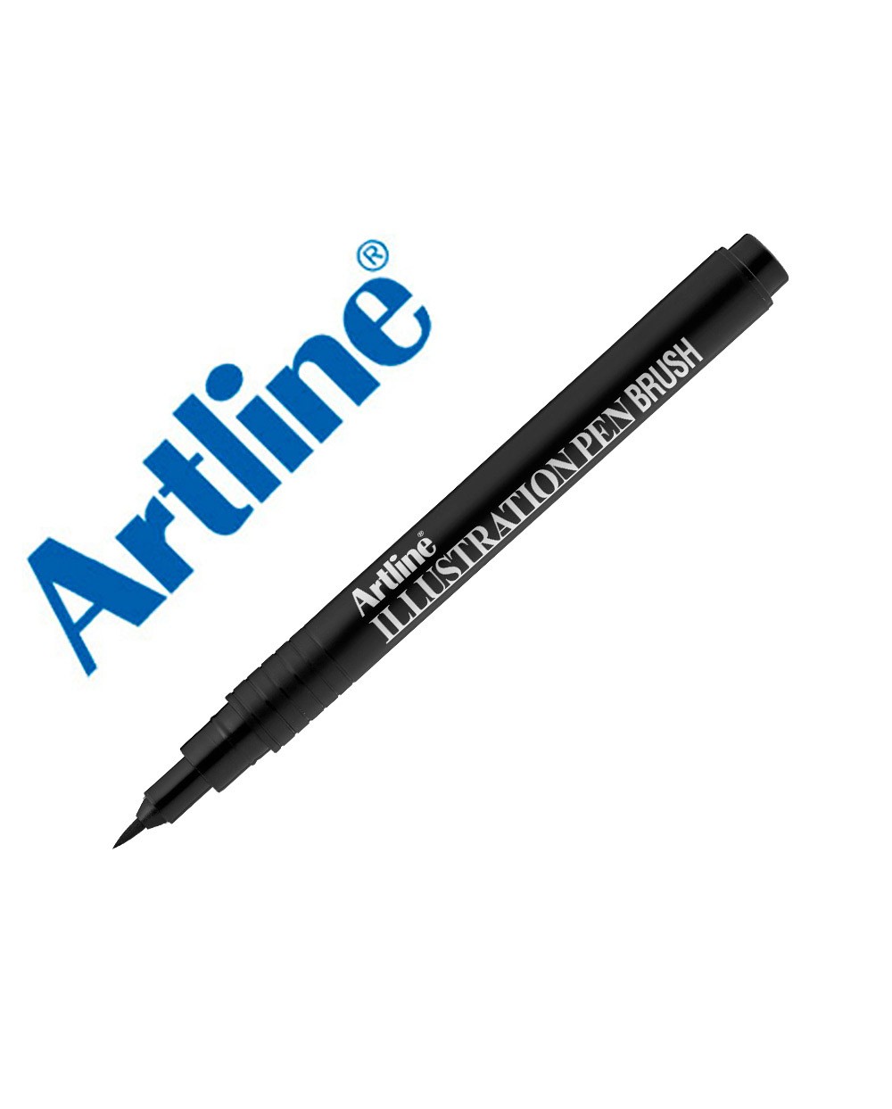 Rotulador artline brush negro illustration pen ek 28filn punta pincel