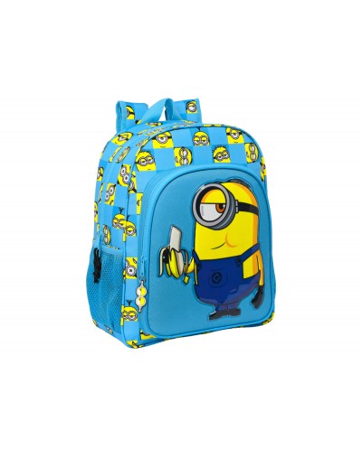 Cartera escolar safta minions minionstatic mochila junior adaptable a carro 320x120x380 mm