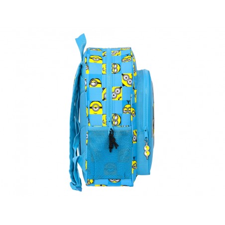 Cartera escolar safta minions minionstatic mochila junior adaptable a carro 320x120x380 mm