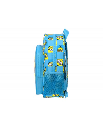 Cartera escolar safta minions minionstatic mochila infantil adaptable a carro 260x110x340 mm
