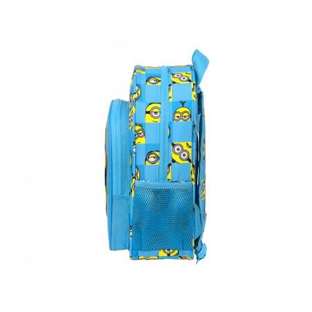 Cartera escolar safta minions minionstatic mochila infantil adaptable a carro 260x110x340 mm