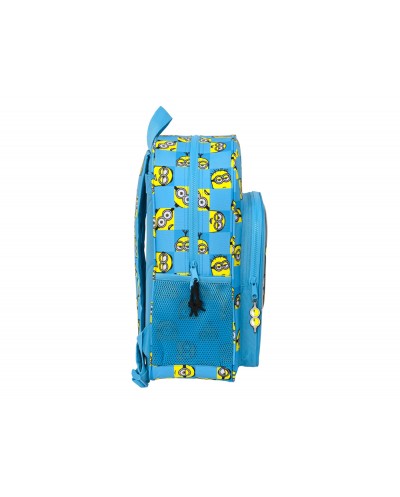 Cartera escolar safta minions minionstatic mochila adaptable a carro 330x140x420 mm