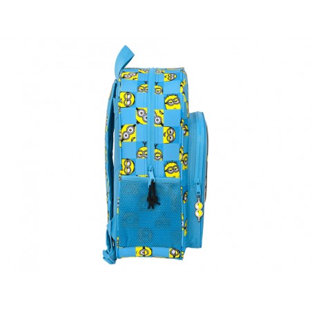 Cartera escolar safta minions minionstatic mochila adaptable a carro 330x140x420 mm