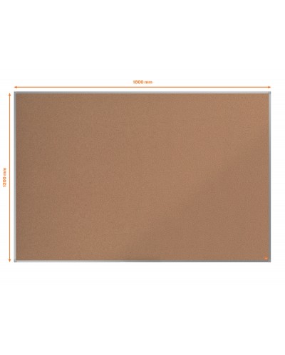 Pizarra corcho nobo essence marco aluminio 1800x1200 mm