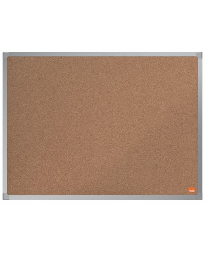 Pizarra corcho nobo essence marco aluminio 600x450 mm