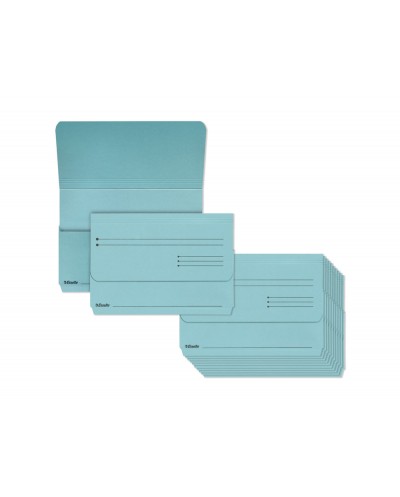 Subcarpeta cartulina esselte pocket folio color azul 275 gr