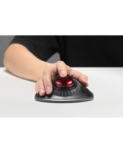 Raton kensington orbit optico trackball inalambrico con anillo desplazamiento color blanco