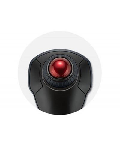 Raton kensington orbit optico trackball inalambrico con anillo desplazamiento color blanco